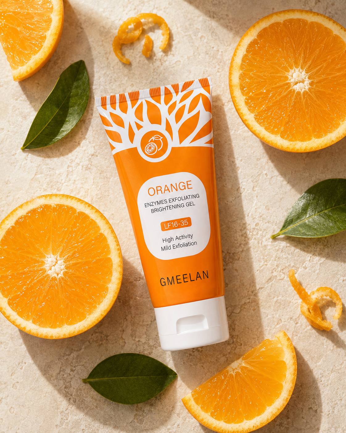 GMEELAN Gel Orange et oranges naturelles